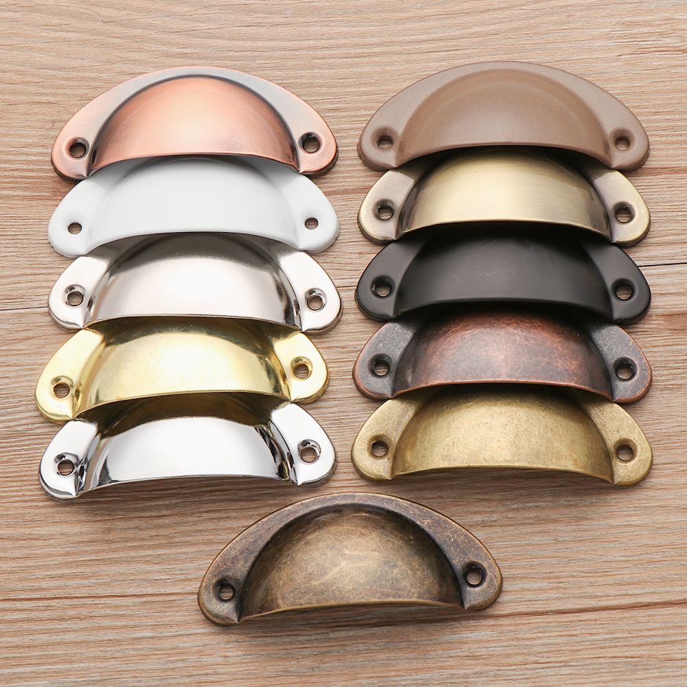 Furniture And Kitchen Hardware Fitting - Foyy Retro Iron Wardrobe Door, Laiton
