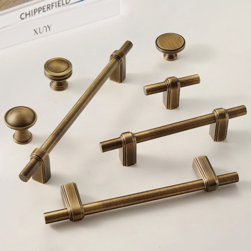 Poignées en laiton antique pou - Furniture And Kitchen Hardware Fitting avis et prix