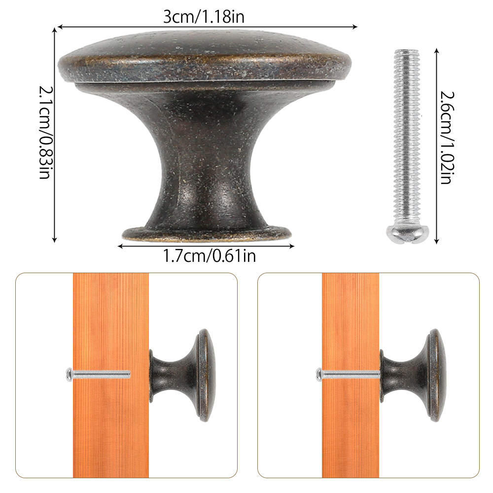 12 poignées rétro en alliage b - Furniture And Kitchen Hardware Fitting avis et prix