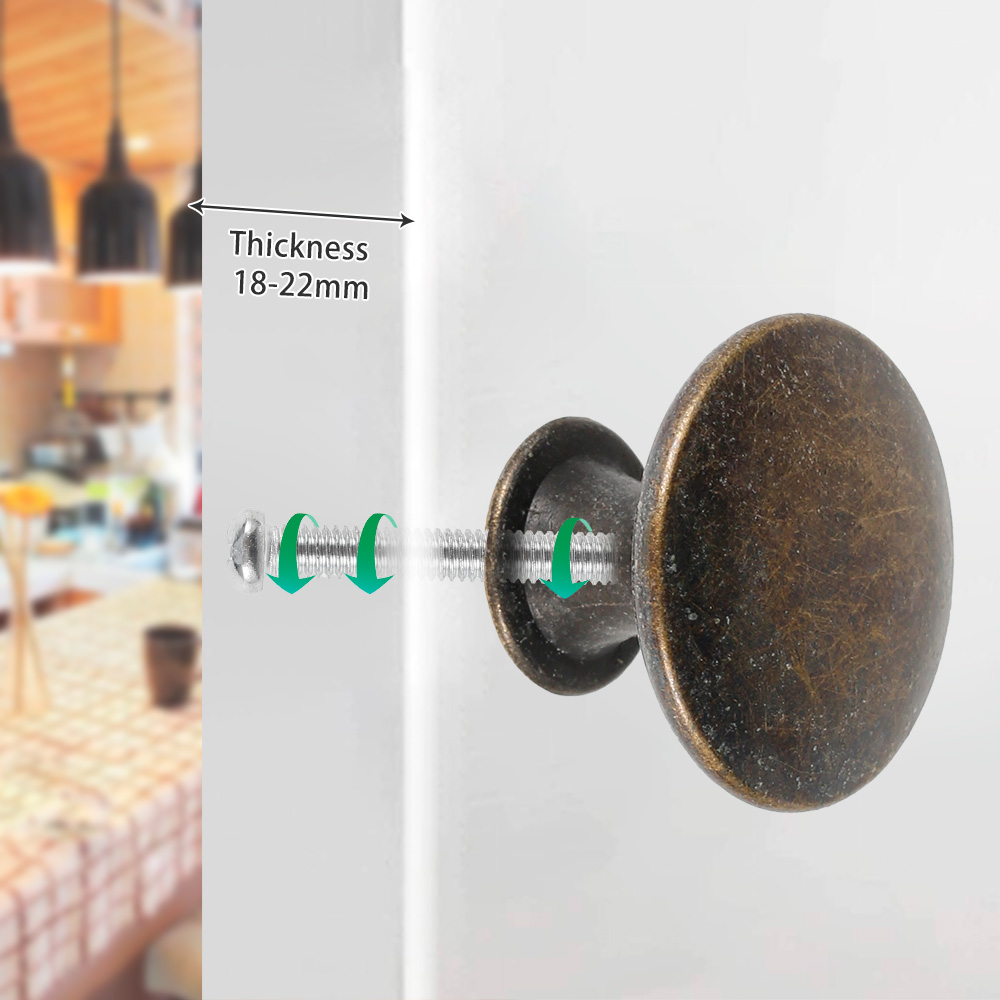 12 poignées rétro en alliage b - Furniture And Kitchen Hardware Fitting avis et prix